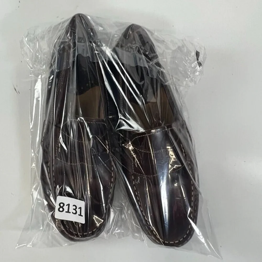 Bass Brown Leather Loafers